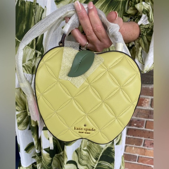 kate spade Bags Nwtkate Spade Honeycrisp Apple Quilted Leather Crossbody Bag 399 Poshmark